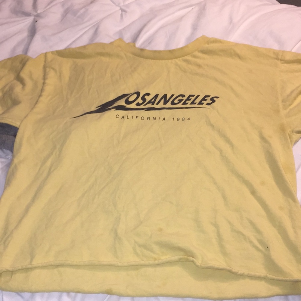 yellow shirt